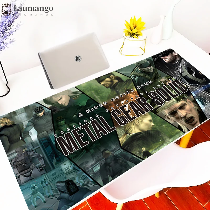 

Metal gear solid Mouse pad large size 900x400 gaming accessories Laptop computer Keyboard tapis souris desk Mat 800x300 mousepad