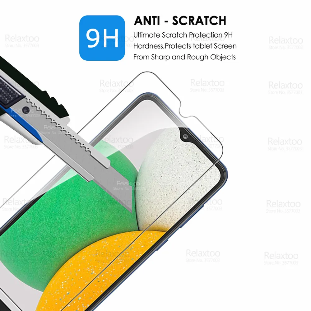 4pcs a03core protective glass for samsung galaxy a03 core a 03 a032f a035f screen protector tempered glas cover armor phone film free global shipping