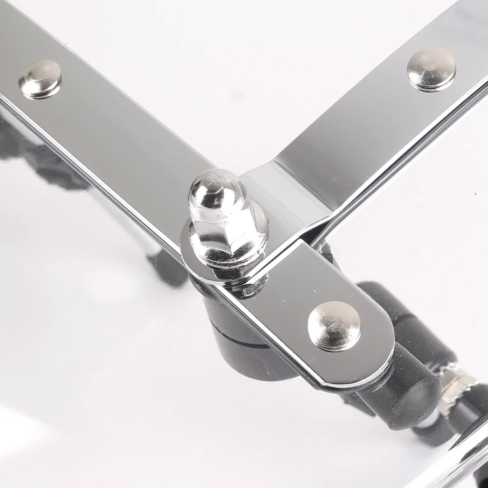 Ветровое стекло для мотоцикла 17 дюймов лобовое из АБС-пластика с кронштейном Harley