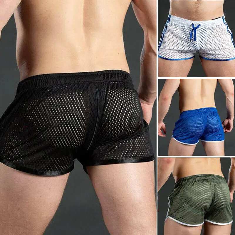 

Men's Summer Sport Shorts Pants Casual Summer Beach Sport Running Mesh Rrousers