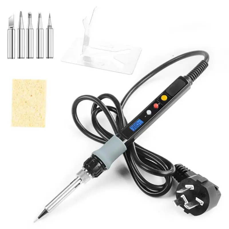 

Паяльник Электрический, 220 В, 80 Вт, с ЖК-дисплеем