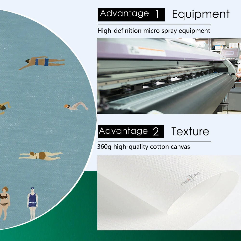 Винтажные абстрактные фигурки птицы Парижские линии Плакат футбол плавание