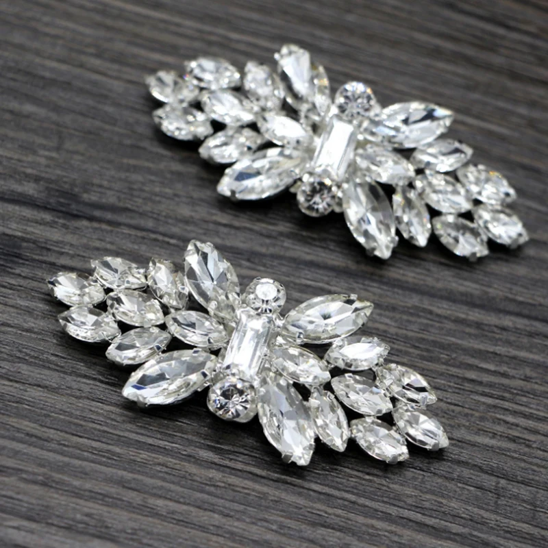 1 пара металлические материалы Декоративные клипсы на обувь свадебная