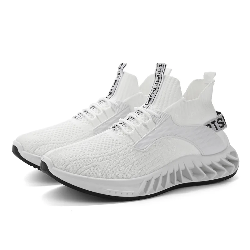 

Trendy Blade Casual Shoes for Men Breathable Mesh Reflective Sneakers Antiskid Damping Outsole Men's Shoes Training Zapatillas