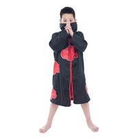 cloak akatsuki cosplay costumes anime coat mantle deidara red cloud robe