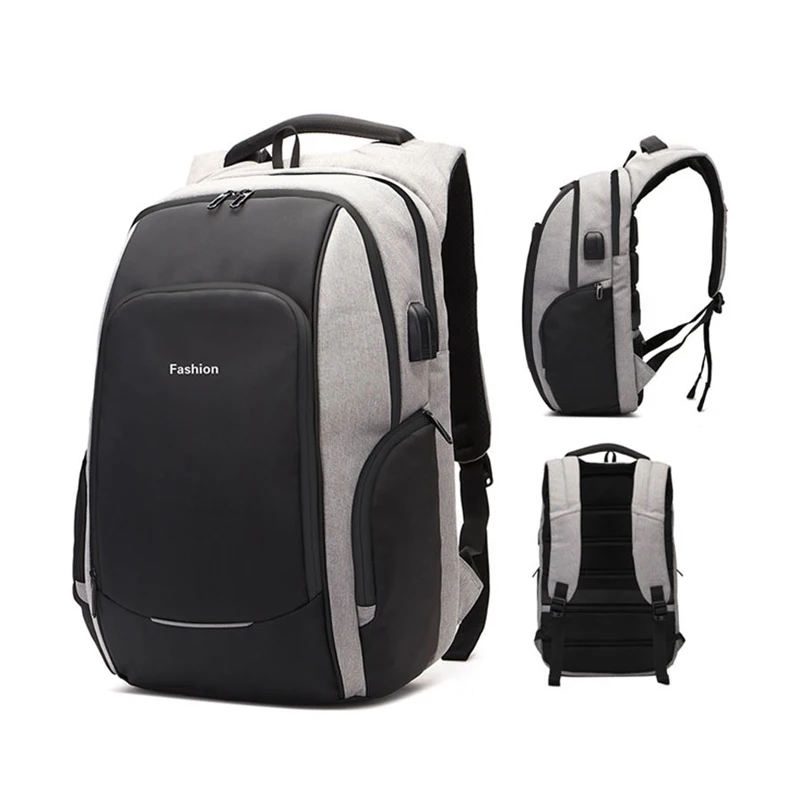 Бизнес большой емкости мужские рюкзаки модные путешествия Usb зарядка