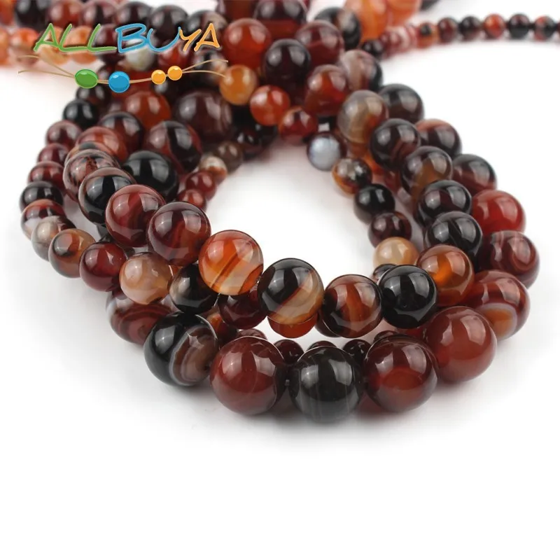 Бусины из натурального камня кофейное крепление раньше для изготовления