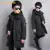 Детская одежда до-30 градусов 2021 г. Одежда для мальчиков теплая зимняя хлопковая куртка-пуховик пальто с капюшоном водонепроницаемая утепленная верхняя одежда детская парка - изображение