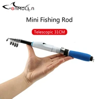 short telescopic fishing rod mini spinning peche en mer vara de pesca vara telescopica spin olta ultra light rod pesca mar