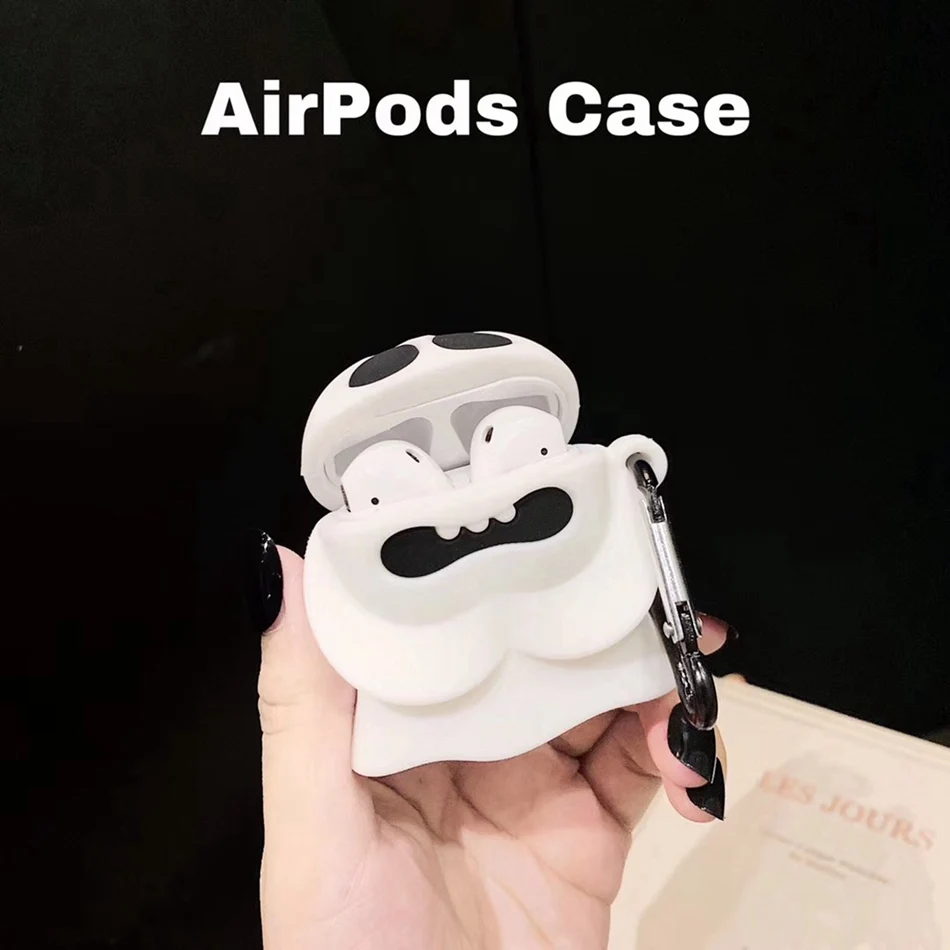 3D чехол для наушников s для AirPods чехол с милым мультяшным изображением бутылки молока для Apple Airpods Защитная крышка для Earpods чехол для наушников кольцевой ремешок