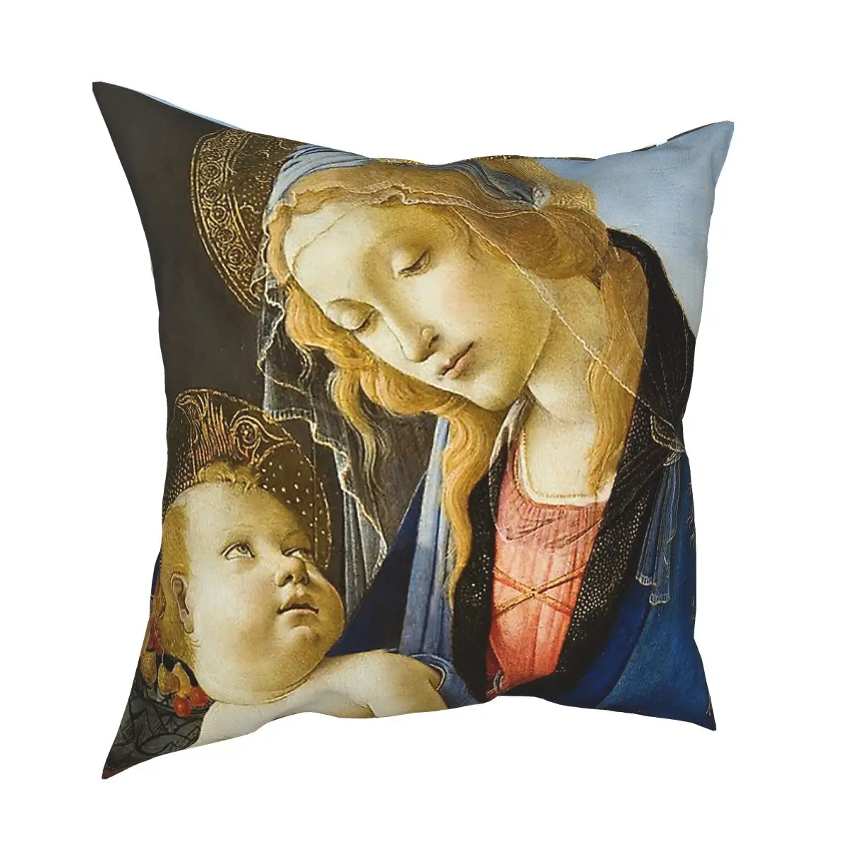 Наволочка с изображением девы Марии Сандро ботикушеля декоративная наволочка