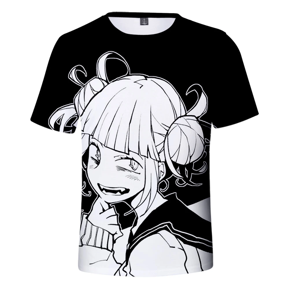 

2021 3D Himiko Toga Printed T-shirt Men Women Fashion Harajuku Japanese Anime Casual T Shirts Summer New Short Sleeve Tee Tops