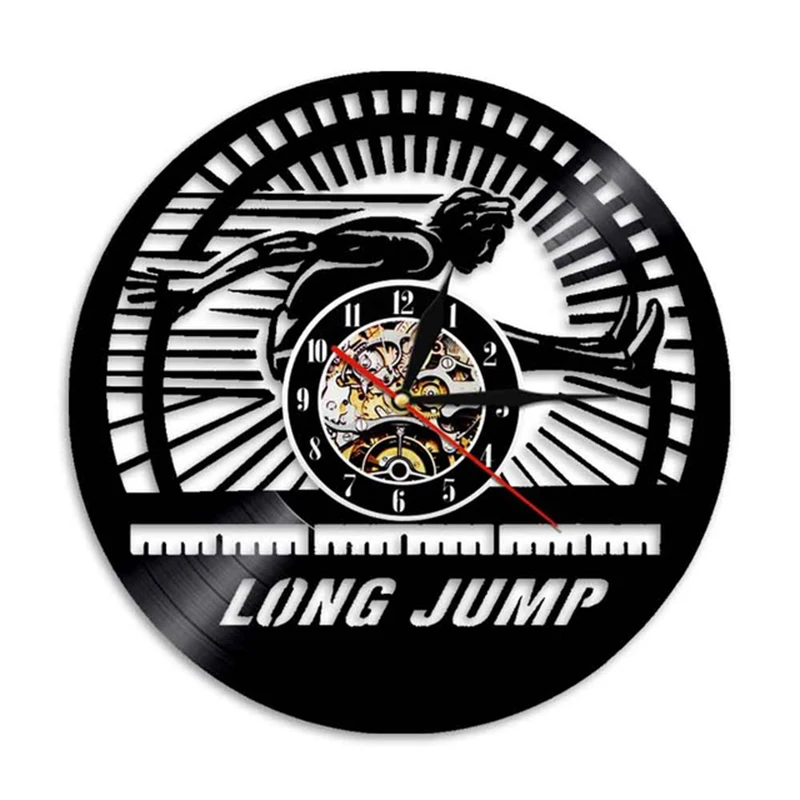 Мужские виниловые настенные часы LP для соревнований по длинным скачкам