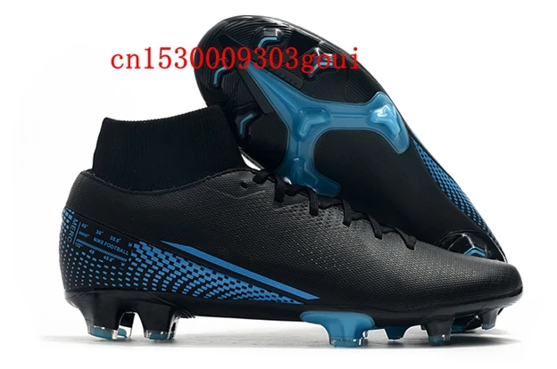 

Cheap Mens SoccEr Cleats BoOts Orange Pink Indoor FootbAll BoOts High Ankle Soccer Shoes Superflys FG