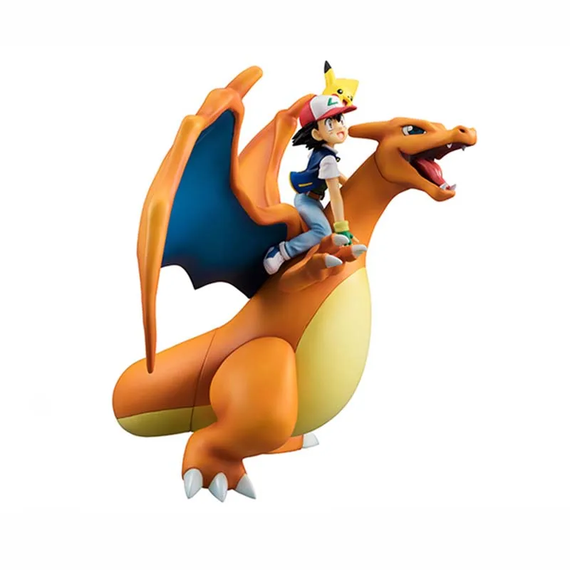 Фигурка аниме Takara Tomy Эш Кетчум Пикачу лизардон модель игрушки фигурка покемона