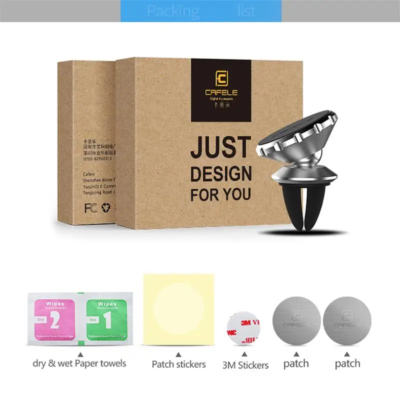 Автомобильный держатель CAFELE для телефона Магнитный сотового soporte móvil coche GPS зажим