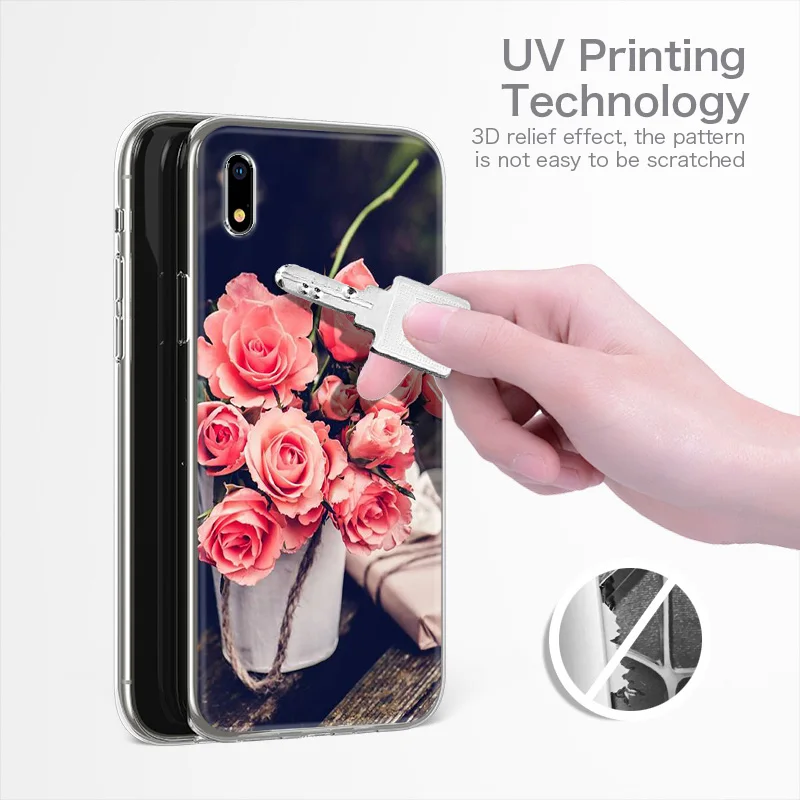 Силиконовый чехол Ojeleye для LG X Power мягкий ТПУ на телефон с изображениями героев