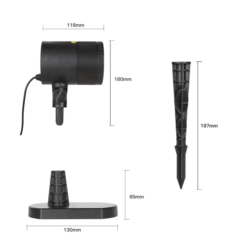 Снегопад Световой Лазерный проектор открытый красный зеленый лазерный