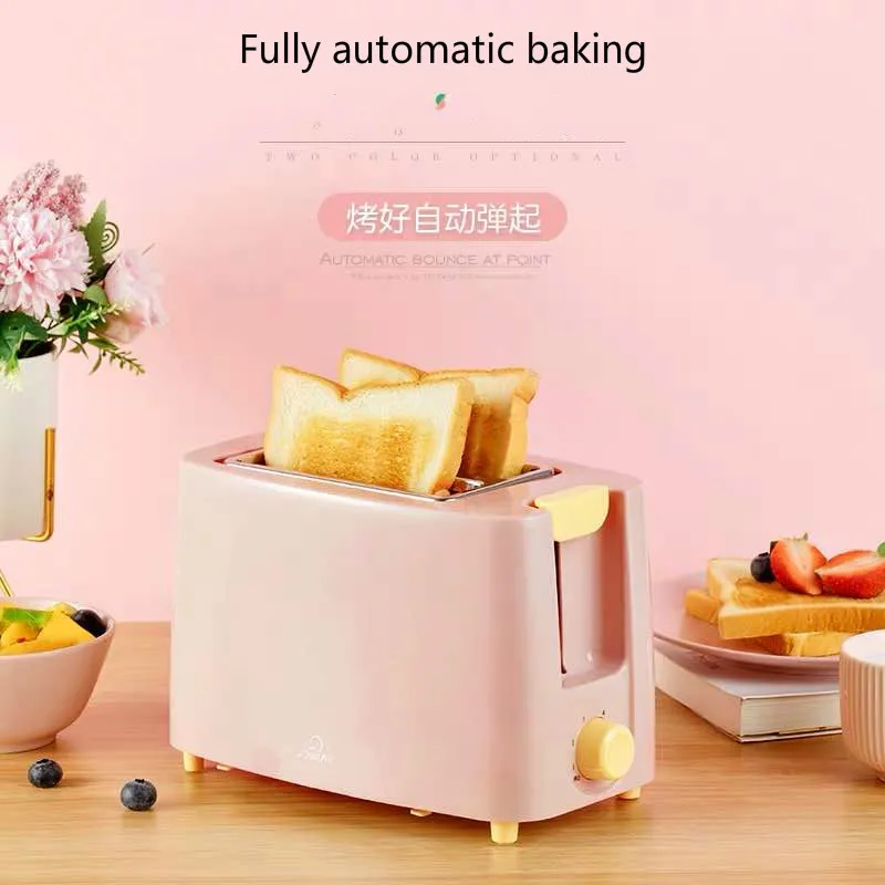 

Электрическая хлебопечка из нержавеющей стали, тостер для торта, жаропрочная сэндвич-печь, гриль, 2 ломтика, автоматическая машина для выпеч...