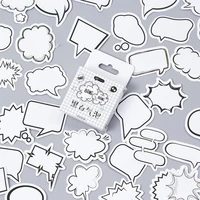 45pcspack kawaii bubble tag thank mini stickers album diary scrapbooking label stationery school supplies n788
