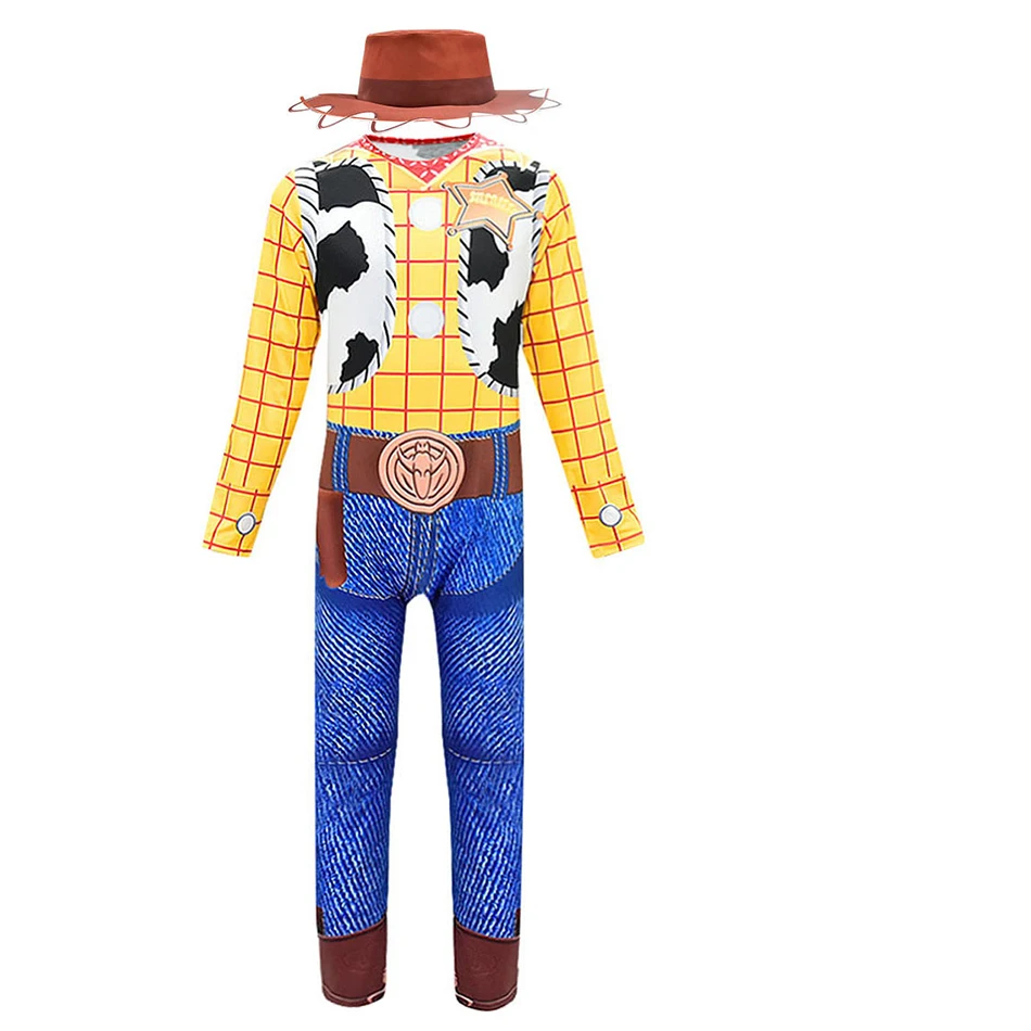 Комплект детской одежды для мальчиков и девочек ковбойский костюм шерифа Вуди