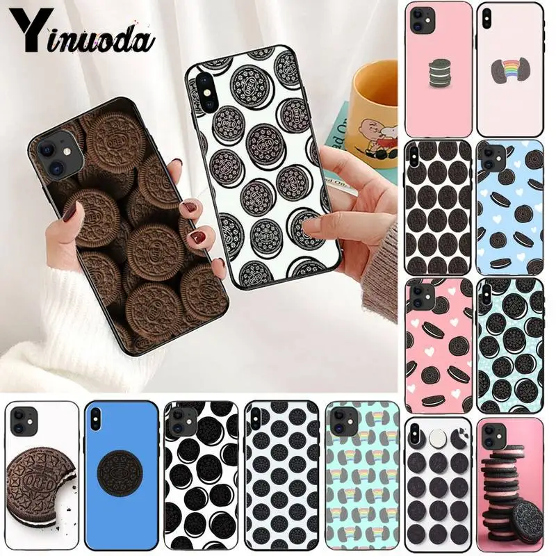 

Yinuoda Food Oreo Custom Photo Soft Phone Case For iPhone 11 8 7 6 6S Plus X XS MAX 5 5S SE 2020 XR 11 pro Cover