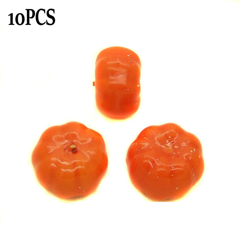 

10Pcs Mini Artificial Pumpkins 3.5cm Simulation Vegetable Halloween Theme Bar Room Festival Decor Home Props Crafts Decorations