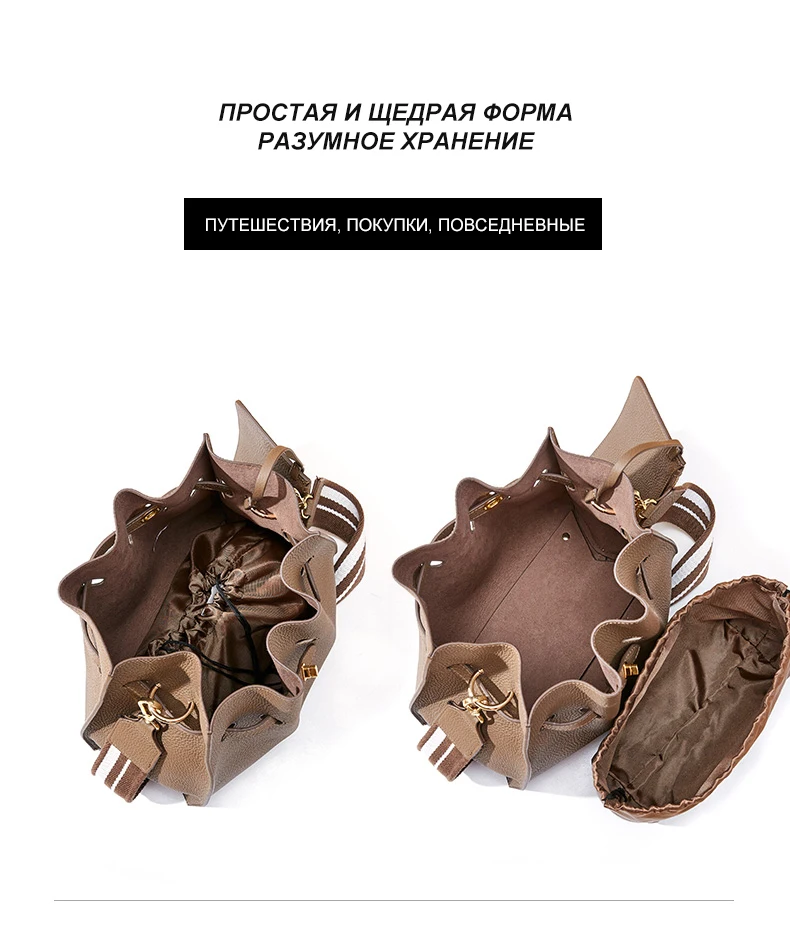 Сумки из натуральной кожи для женщин Известная марка большой емкости для женщин Сумка через плечо Женская сумка