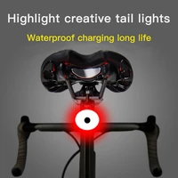 bicycle taillights mountain bike night riding helmet light bicycle light usb charging warning light 20h ultra long range
