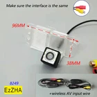 Камера заднего вида Камера для SSangYong Actyon микро Actyon 2006  2010 номерной знак светодиодный Камера rca видео кабель обратной Камера 4 светодиодный