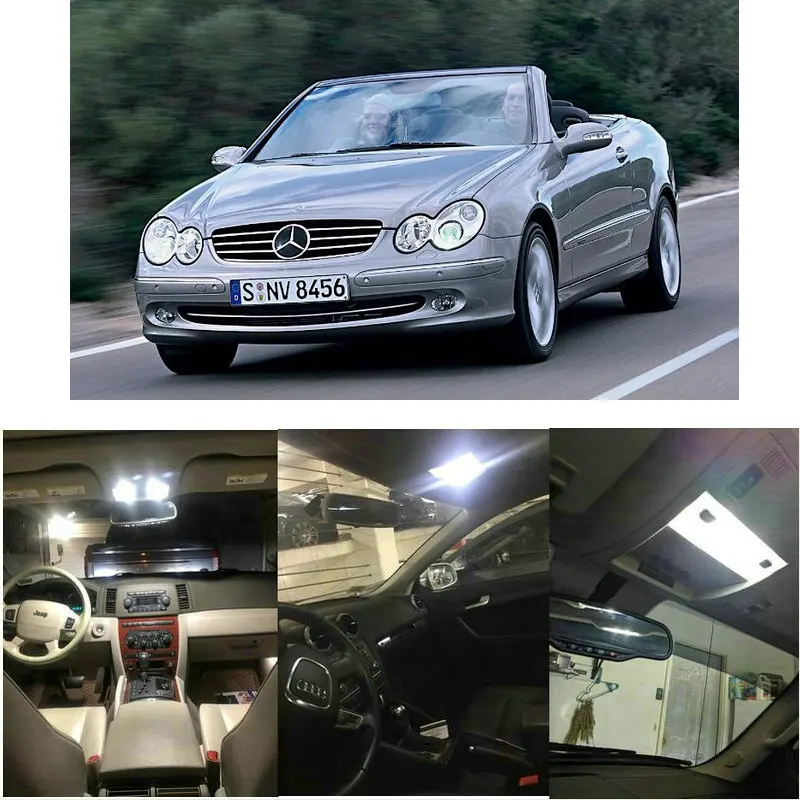 

Полный комплект светодиодной внутренней подсветки для кабриолета Mercedes CLK-klase A209