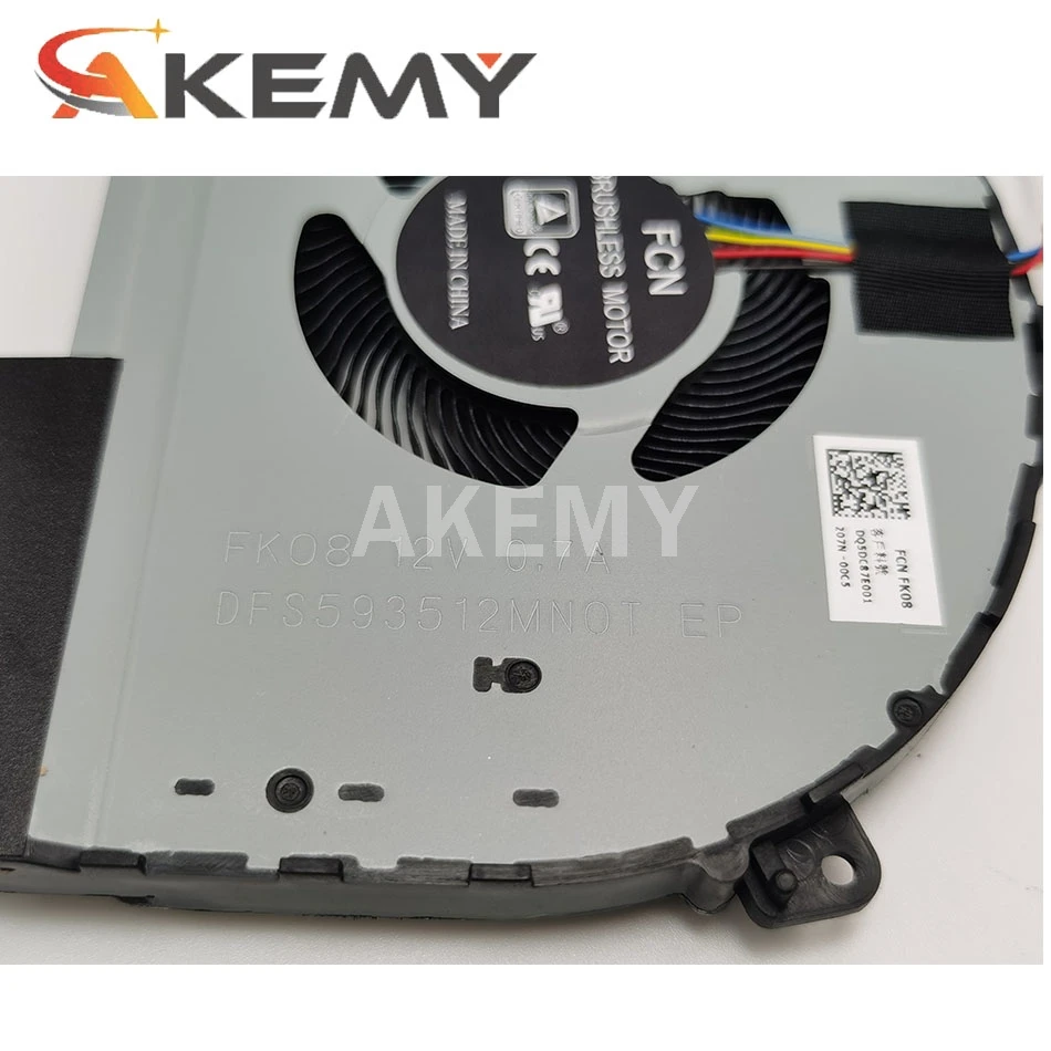 Новый оригинальный FCN для For Asus GL703 gl703GS DFS601712M00T FK0A охлаждающий вентилятор