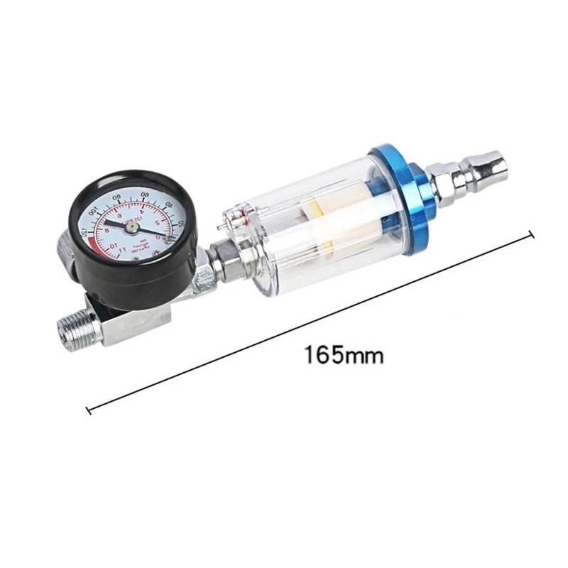 

35ED Spray Pneumatic Tool Air Regulator Gauge Water Oil Separator Filter with Copper Filtering Core Fit with Pneumatic Tool