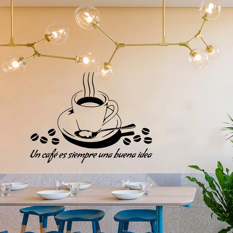 

Spanish Wall Decal For Living Room Restaurant Decals Home Decor Coffee Stickers