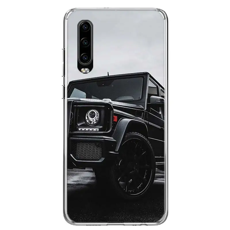 Sports Cars Male Men Cover Phone Case For Huawei P30 Lite P20 P40 P50 Mate 40 30 20 10 Pro Luxury Clear Print Shell Coque