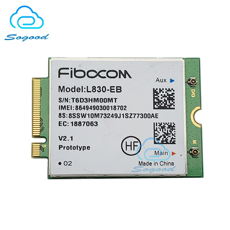 Внутренняя Беспроводная модульная сетевая карта Fibocom L830 EB LTE 4G для Thinkpad T480/X280/X380