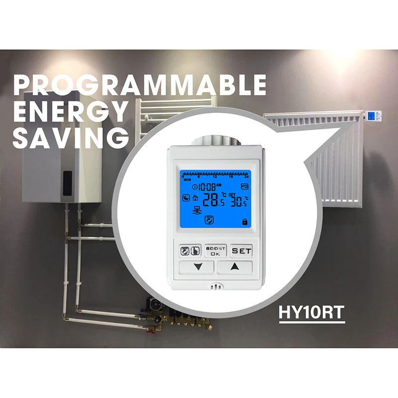 Hy369 Zigbee радиатор нагревательный термостат клапан привод для комнатной системы