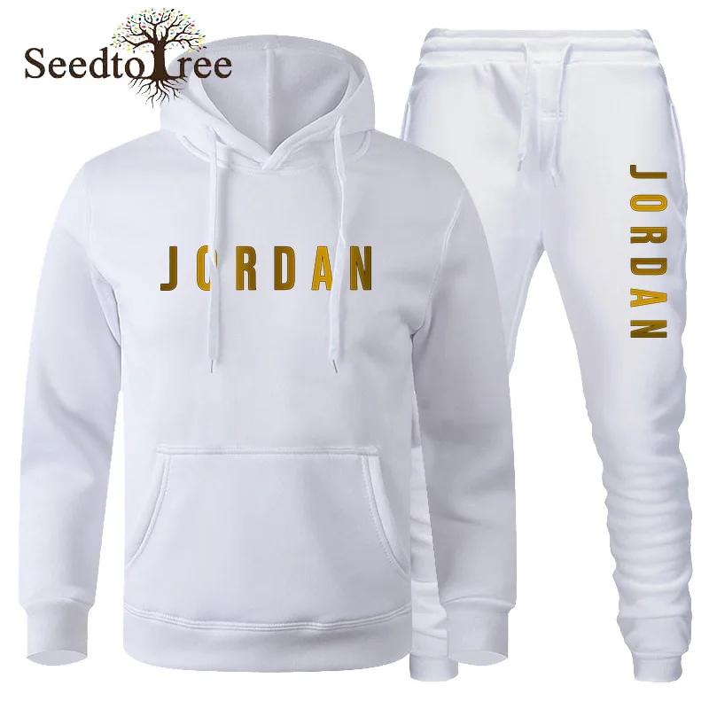 

Men's Sweater Suit Solid Color Letters Casual Fitness Sportswear Men's Hoodie Men's Sets