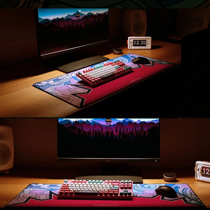 

594A 900×400mm Esports Tiger Gaming Mousepad 4xapexxxx CyberMia 02 Non-Slip Smooth