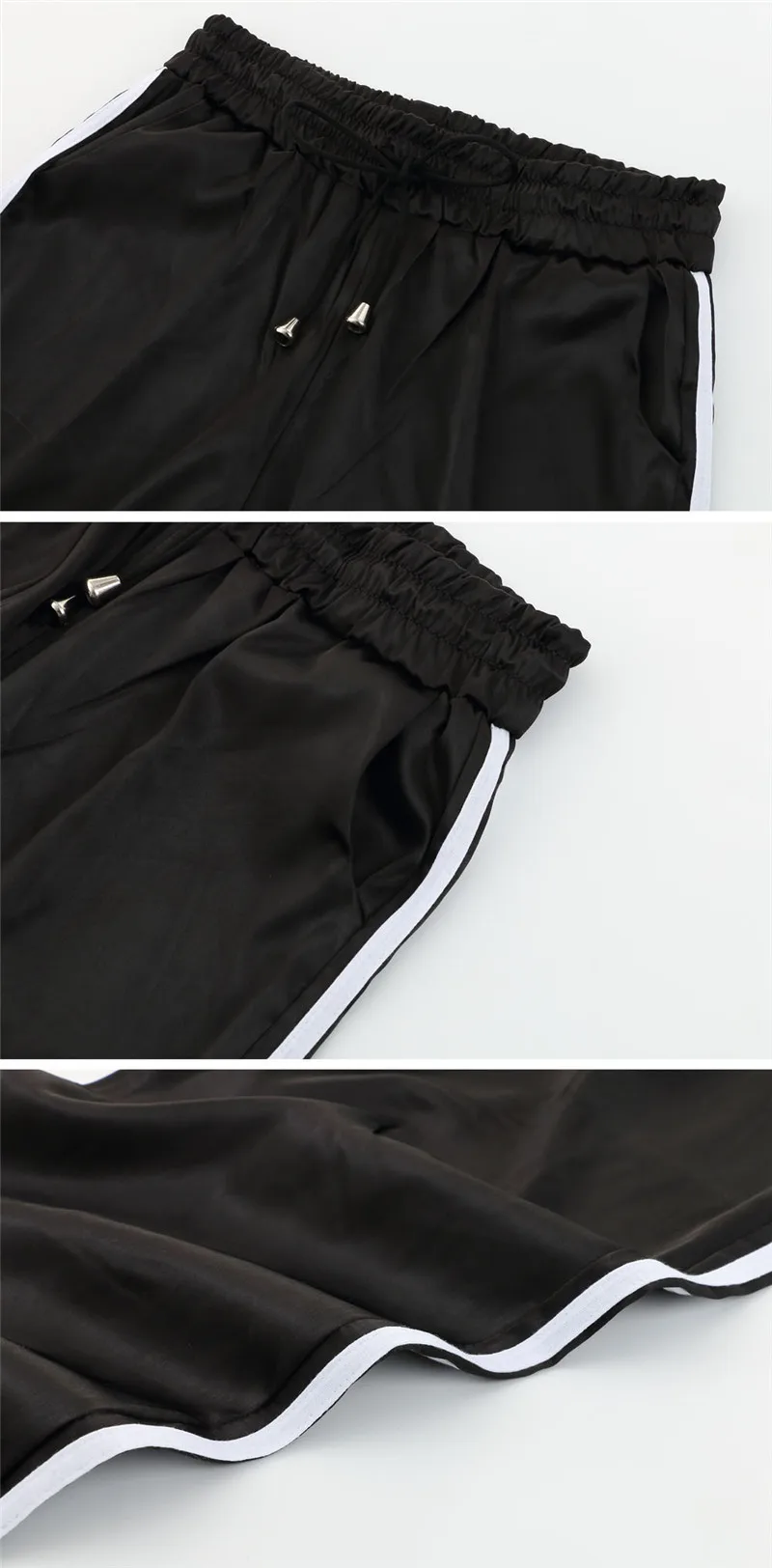 

2019 New Fashion Women's High Waist Casual Bandage Elastic Long Loose Pants Pencil Trousers