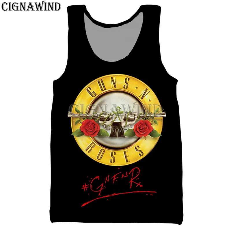 Жилет унисекс в стиле хип хоп с принтом N Roses|Майки| |