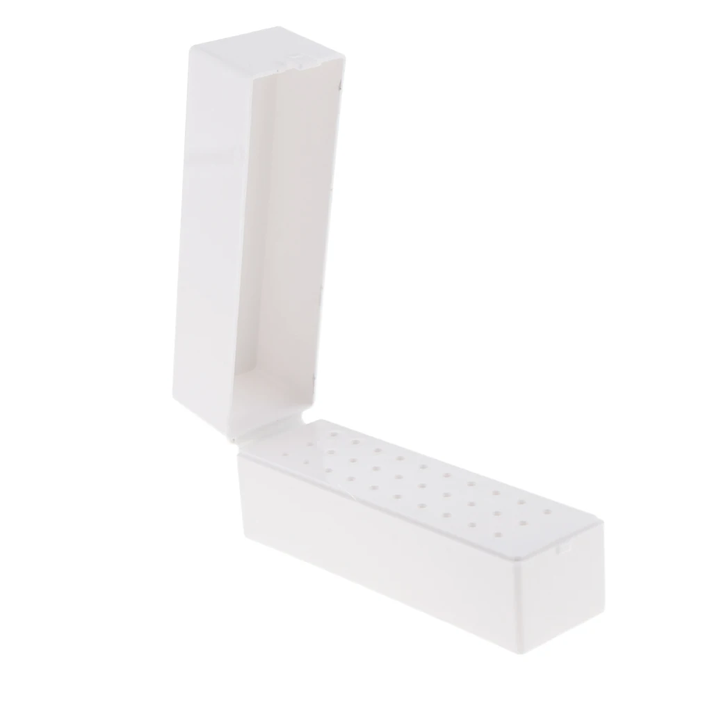 Держатель для фрез маникюрных с 30 отверстиями пылезащитная подставка органайзер