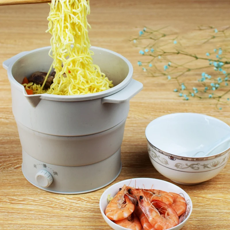 220 В складной электрический чайник Силиконовый портативный дорожный для воды