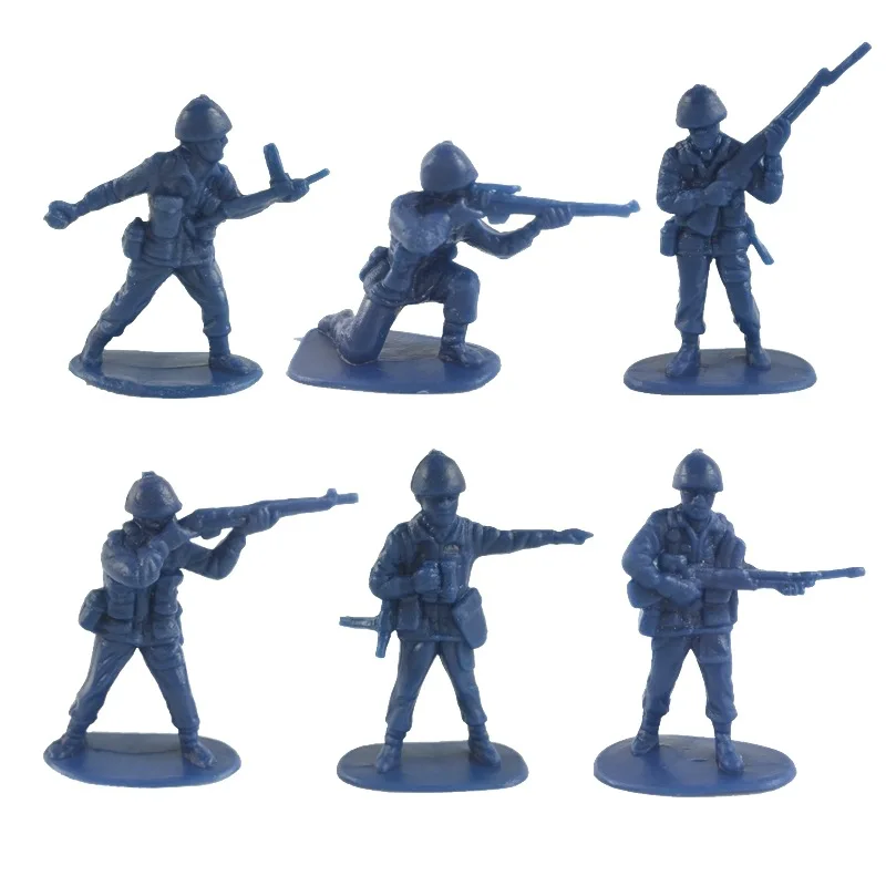 Модель солдата высотой 5 см военная песочница пластиковая игрушка солдат