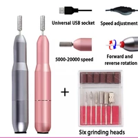 usb electric manicure drill nail drill machine strong nail remover electric polisher portable nail file mini drill nail cutter
