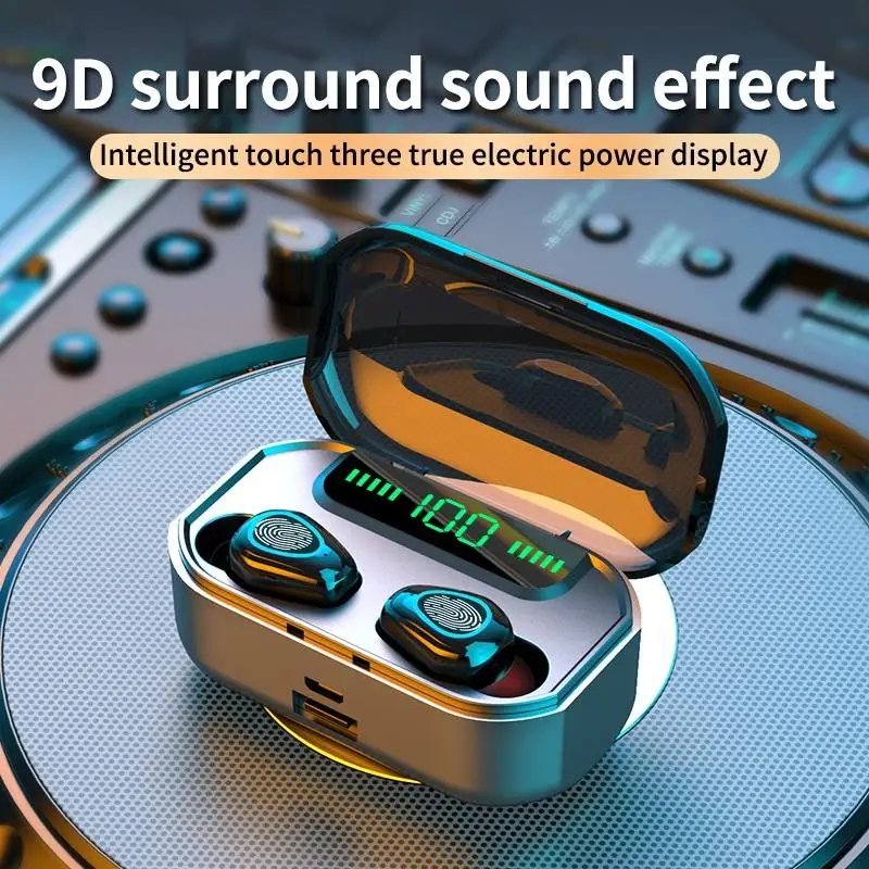 

G20 New Bluetooth Headset With Screen Display TWS5.0 Binaural Sports Mini In-Ear Headset