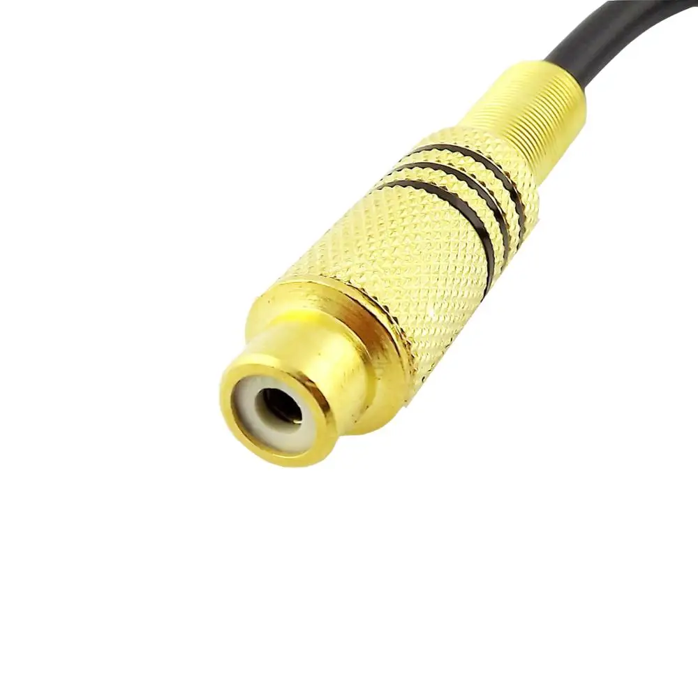 1x XLR 3Pin штекер к позолоченному одиночному RCA Phono Женский аудио коаксиальный щит