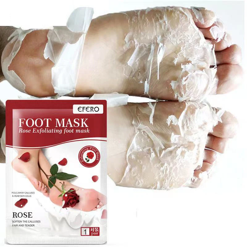 Feet Exfoliating Foot Masks Pedicure Socks Exfoliation Scrub for Feet Mask Remove Dead Skin Heels Foot Peeling Mask For Foot Spa
