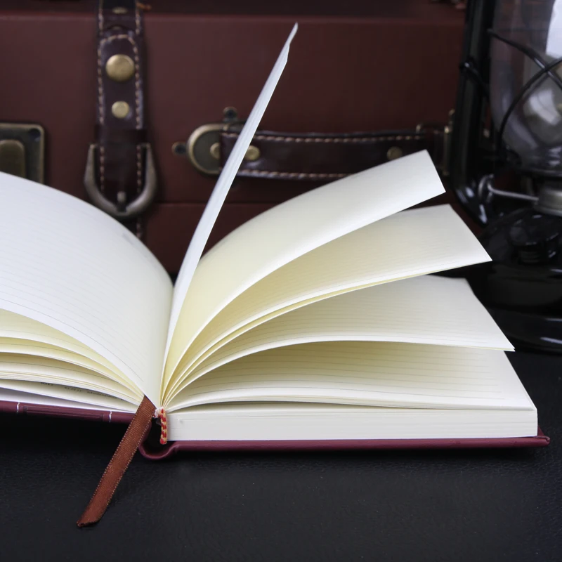 

Creative leather pu notepad thick large stationery notebook office supplies diary