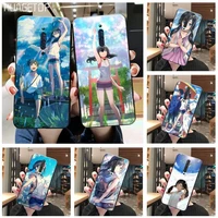 huagetop weathering with you anime customer phone case for oppo a5 a9 2020 reno2 z renoace 3pro realme5pro